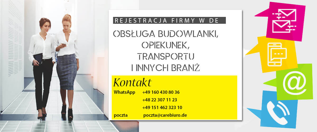 zakladanie firmy w niemczech