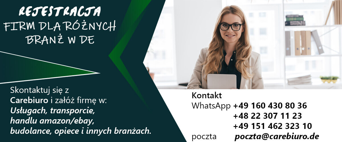 Zalozenie firmy w Niemczech