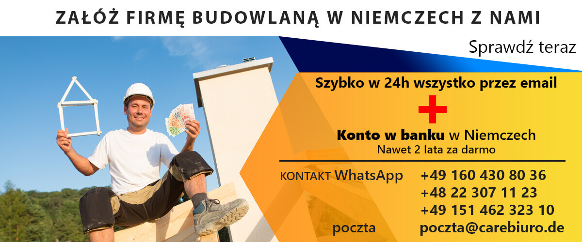 Rejestracja firmy w Niemczech